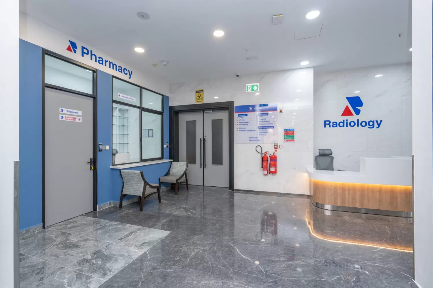 Pharmacy and Radiology wing at AmeriHealth Africa